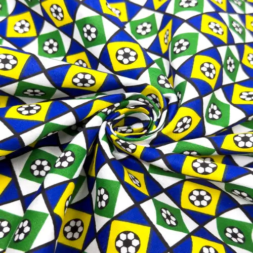 Tecido Chita Brazil Kickoff