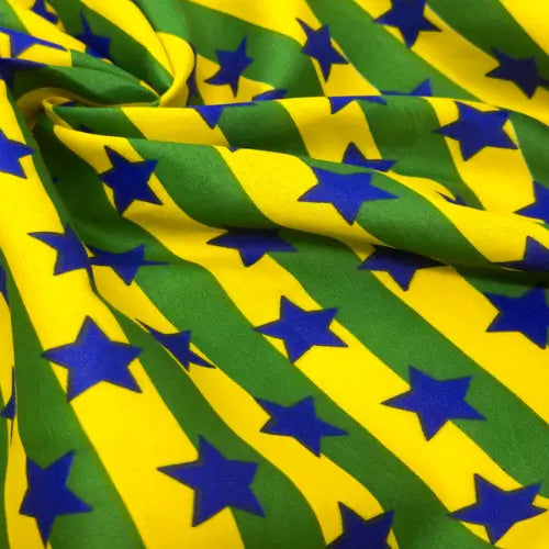 Tecido Chita Brazil Stars