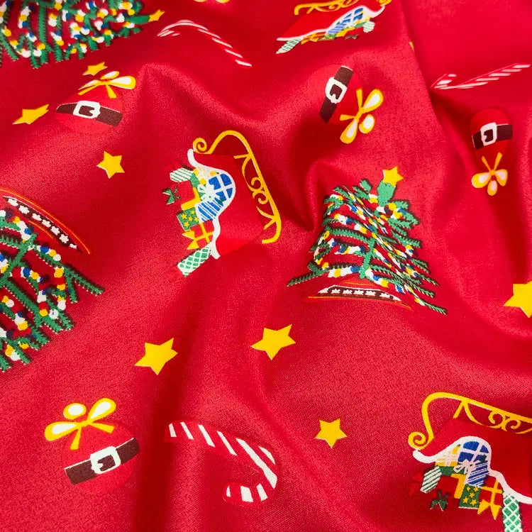 Tecido Euroleen Decorativo Noel