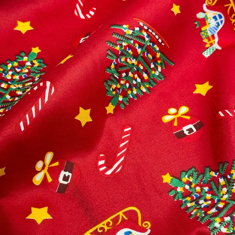 Tecido Euroleen Decorativo Noel