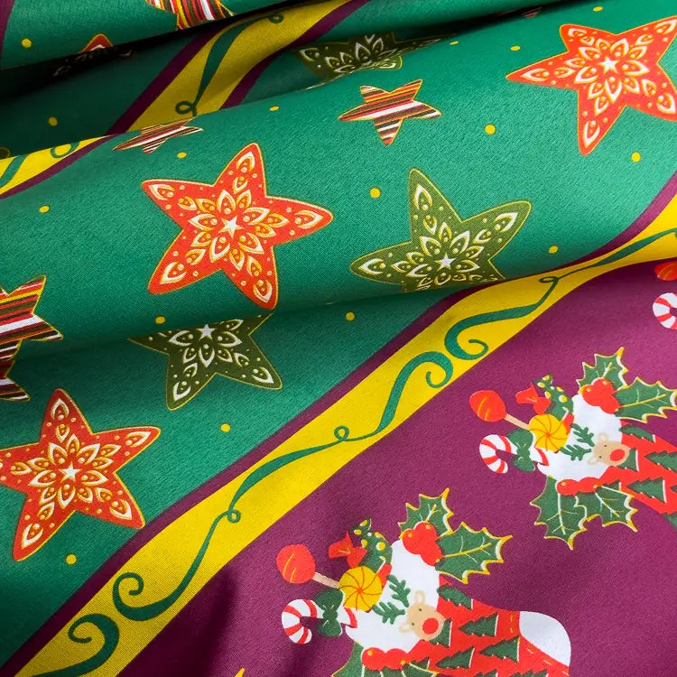 Tecido Euroleen Natal Encantado