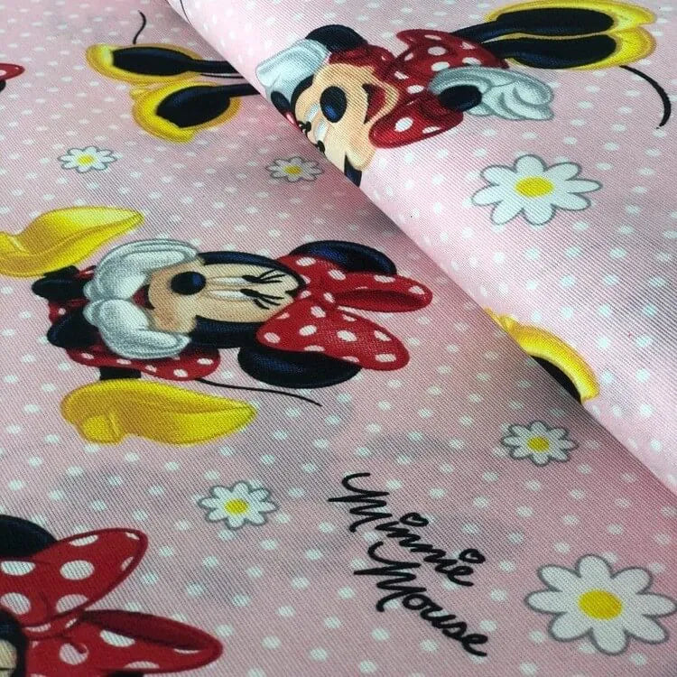 Tecido Gorgurão Minnie Disney®