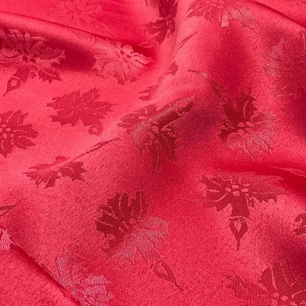 Tecido Jacquard Adamascado Vela de Natal