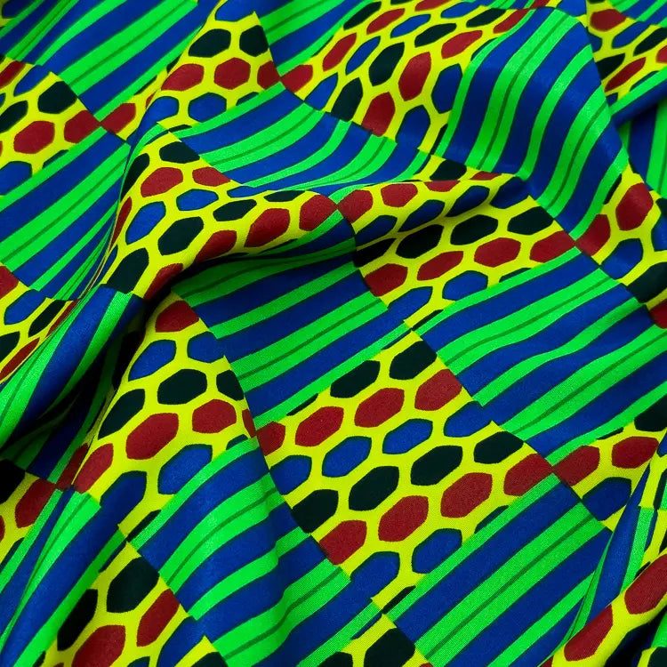Tecido Microfibra Africana Tribal Color