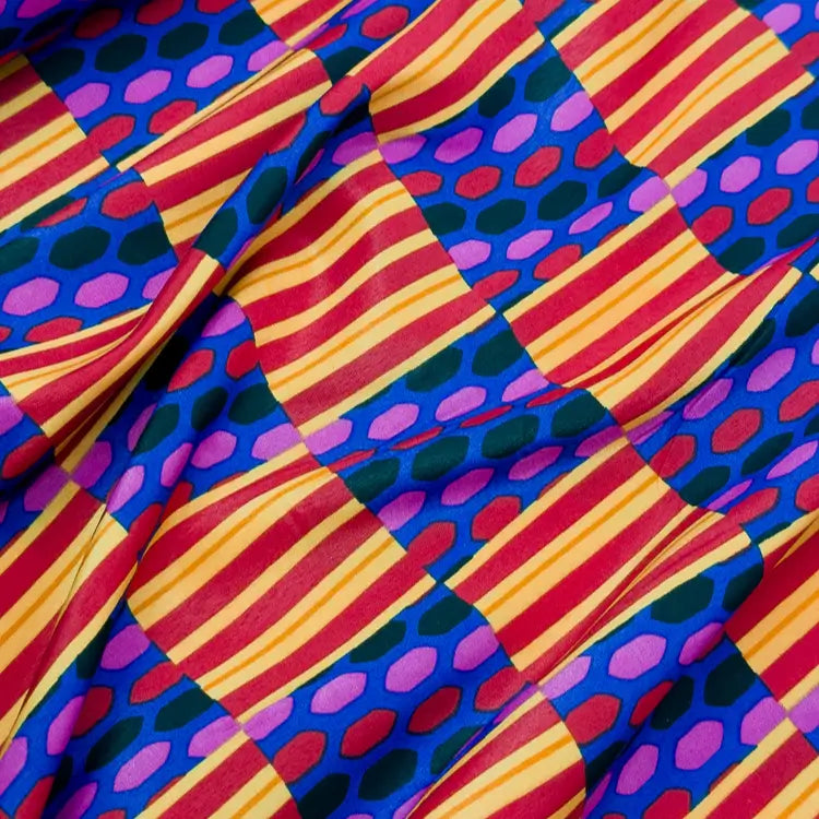 Tecido Microfibra Africana Tribal Color