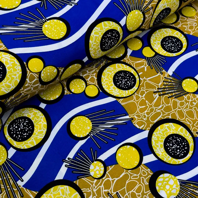 Tecido Microfibra Africana Luz & Movimento