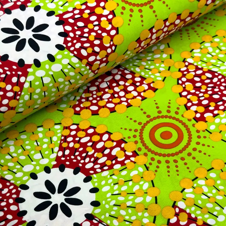 Tecido Microfibra Africana Mandala Tropical