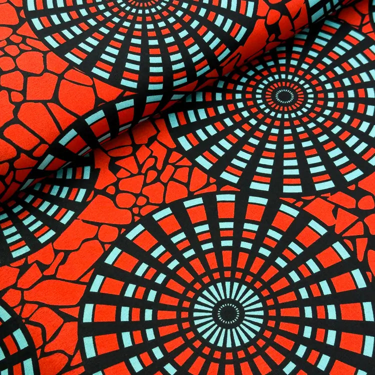 Tecido Microfibra Africana Mandala Urbana