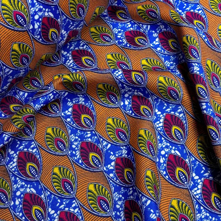 Tecido Oxford Africano Olho Pavão