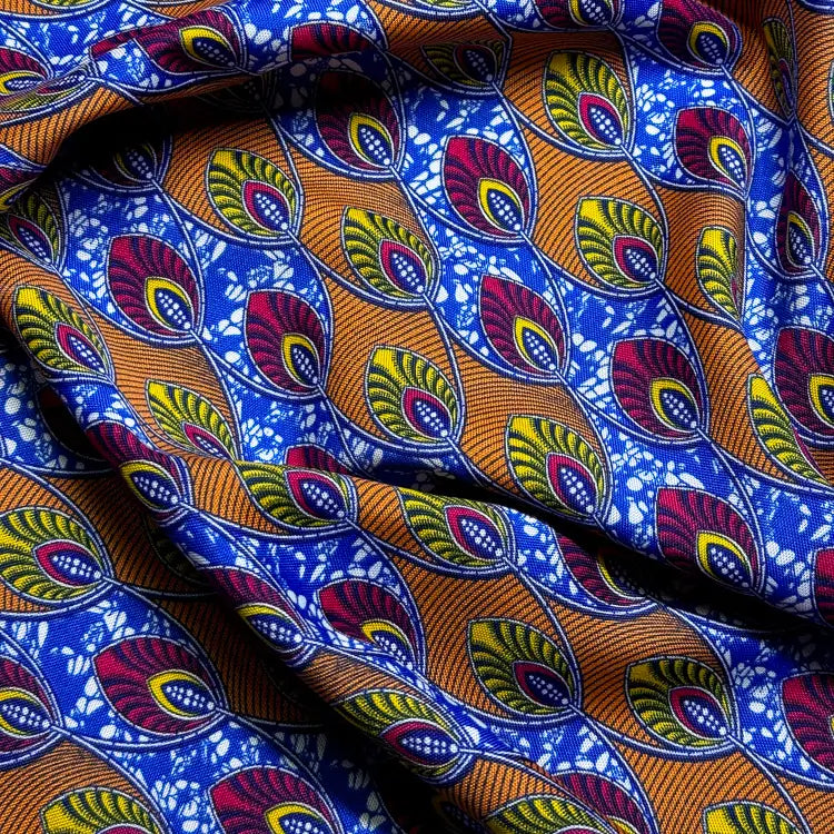 Tecido Oxford Africano Olho Pavão