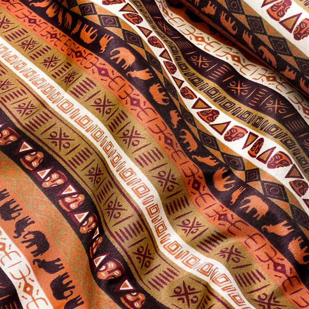 Tecido Oxford Africano Savana Tribal