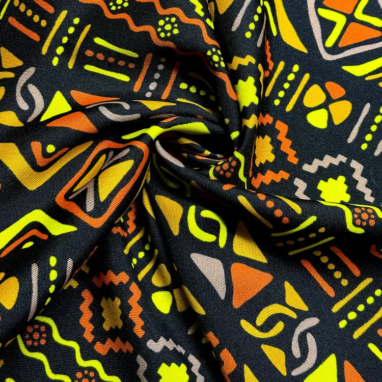 Tecido Oxford Africano Tribalista