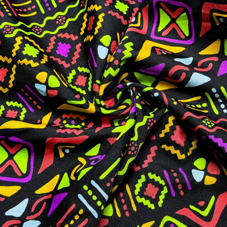Tecido Oxford Africano Tribalista