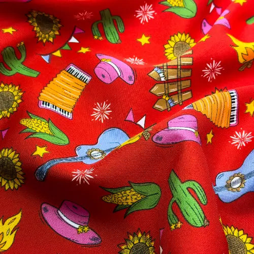 Tecido Oxford Bonfire Joy