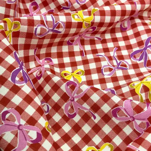 Tecido Oxford Bows & Checks