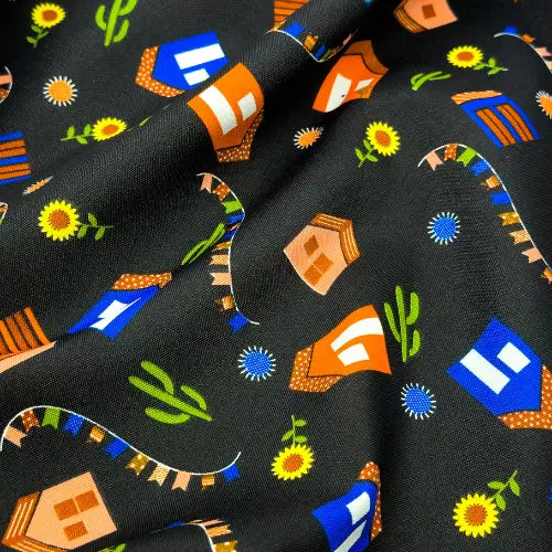 Tecido Oxford Midnight Arraial