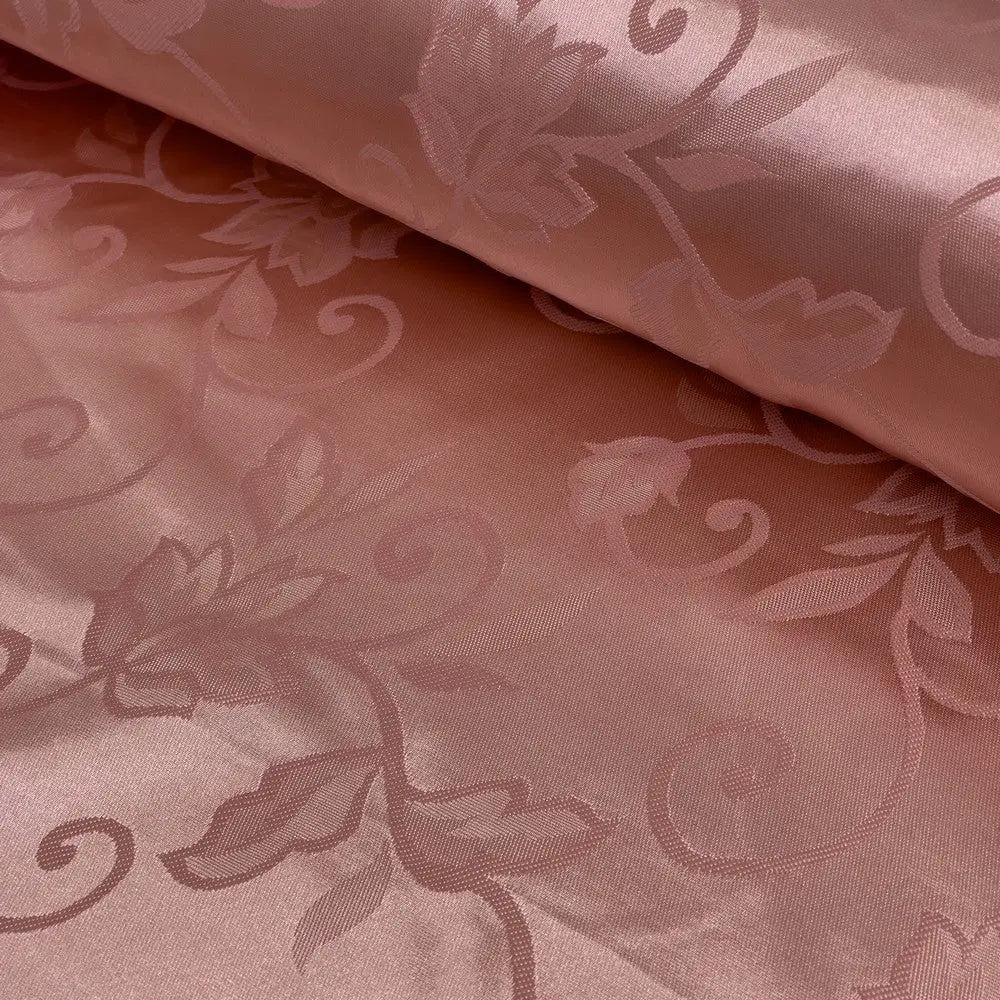 Tecido Satin Jacquard Floral